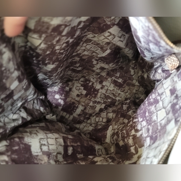 Elliott Lucca Marcela Open Tote Snakeskin Print Crossbody Strap or Tote Straps - Picture 8 of 10